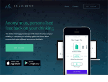 Tablet Screenshot of drinksmeter.com